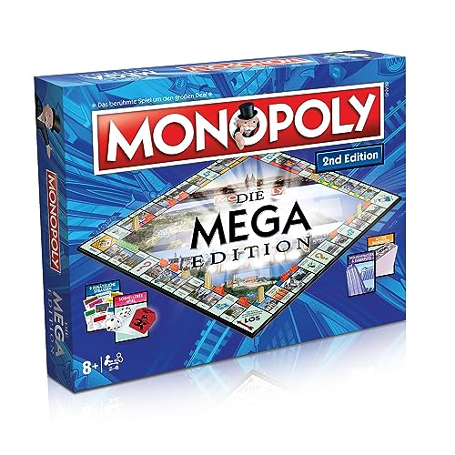 Winning Moves Monopoly Mega 2nd Edition Brettspiel 2-6 Spieler Deutsch