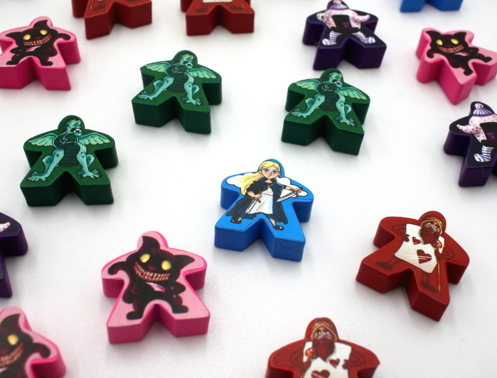 Meeple Sticker Wonderlands War Retail Sticker Set beidseitig