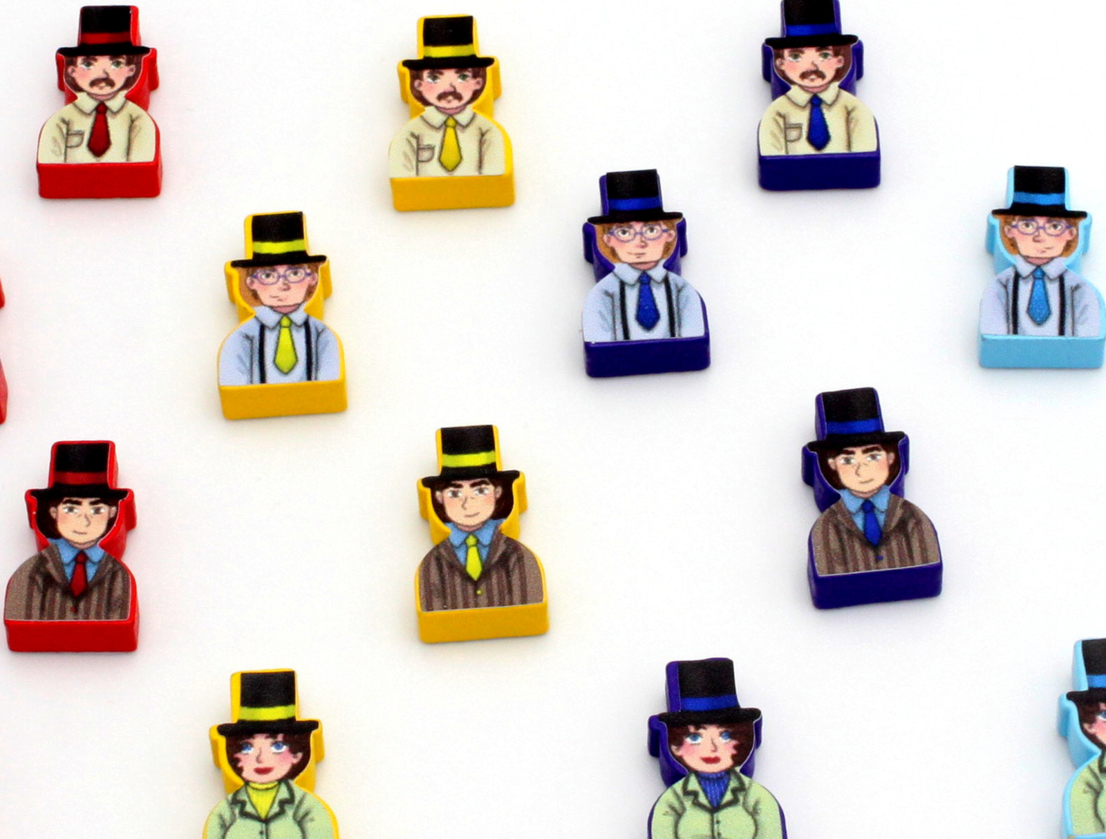 Meeple Sticker Autobahn Sticker Set Aufkleber beidseitig