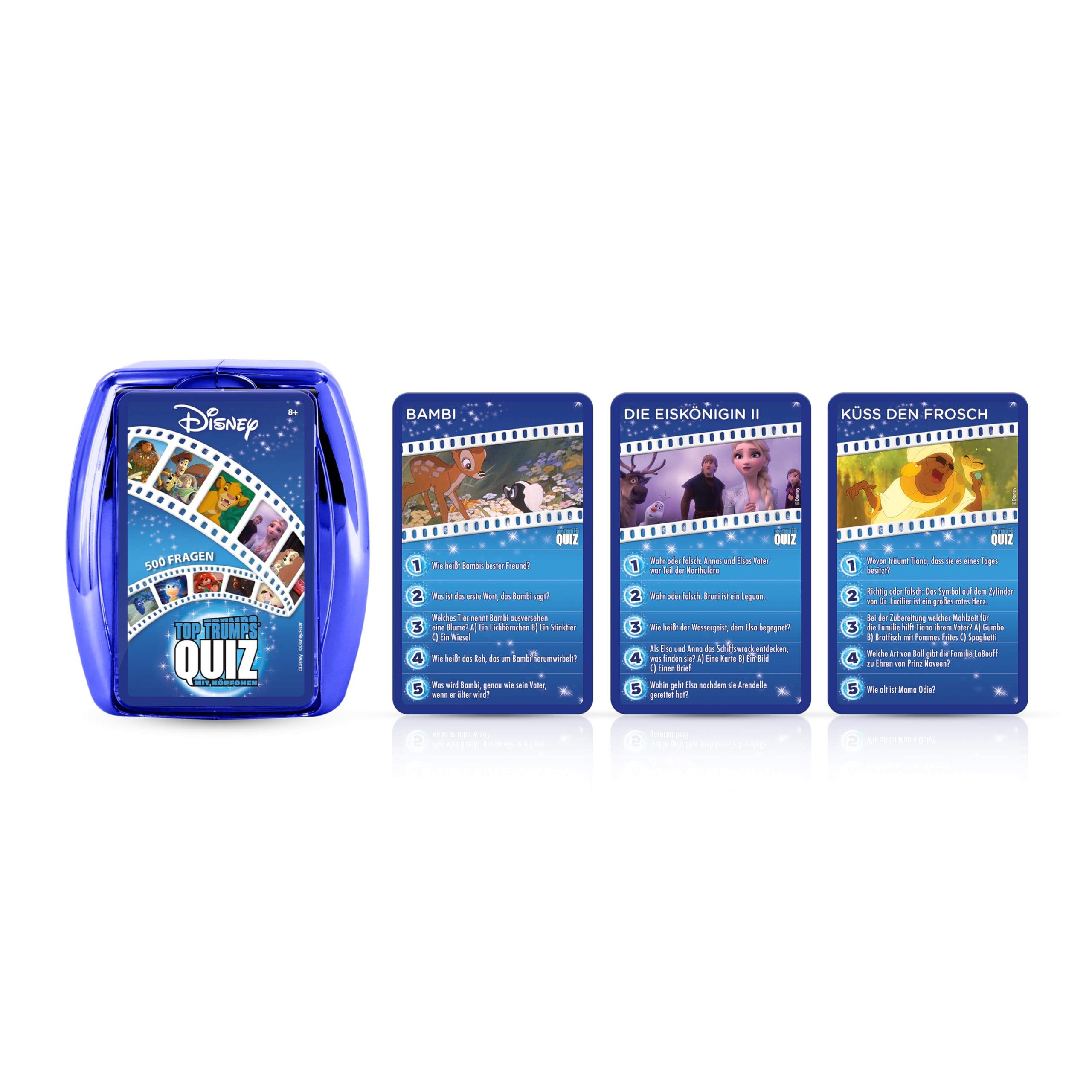 Winning Moves Top Trumps Quiz Disney Kartenspiel Deutsch ab 6