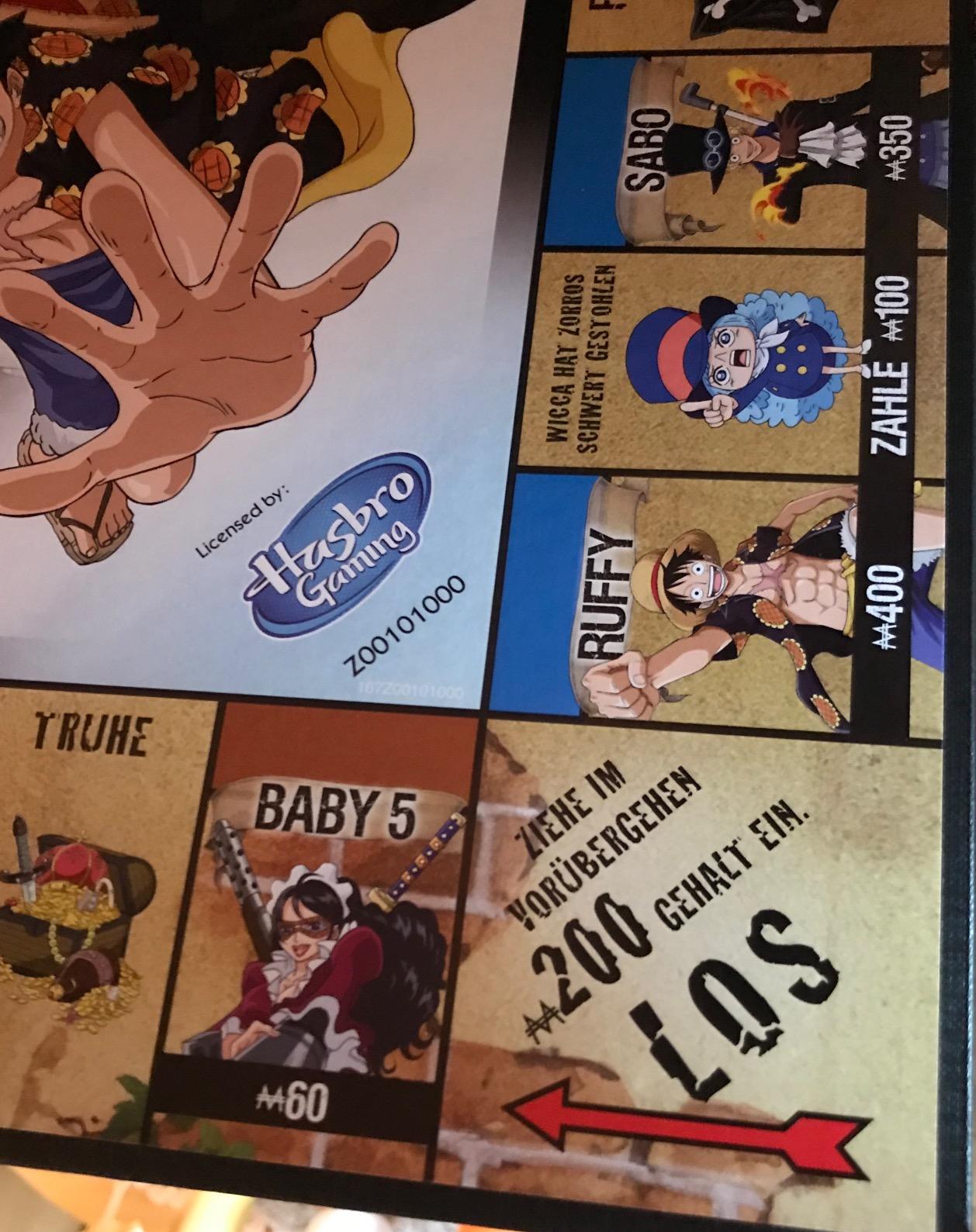Winning Moves Monopoly One Piece Edition Brettspiel Deutsch ab 12