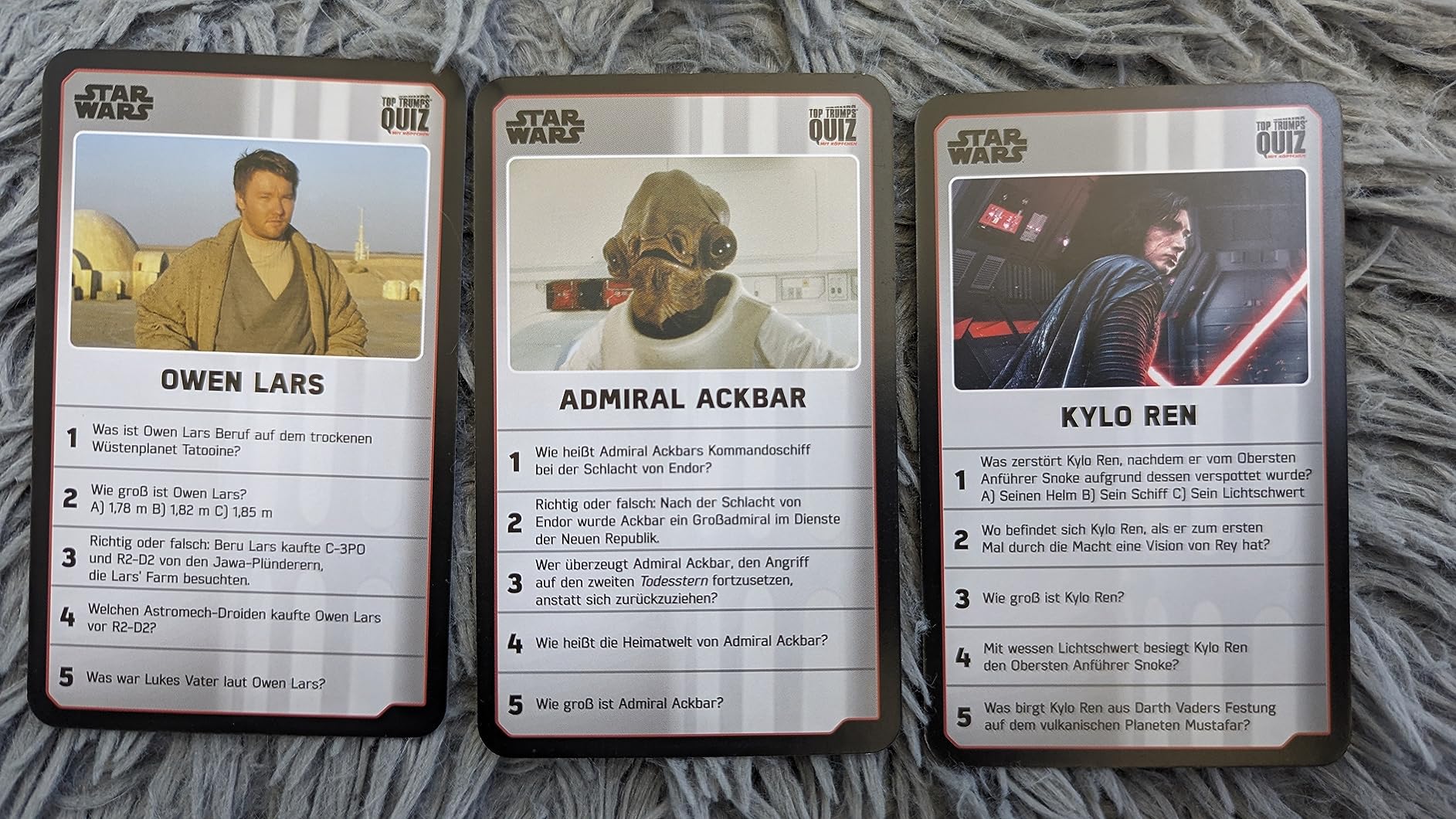 Top Trumps Quiz Star Wars Kartenspiel 500 Fragen ab 8