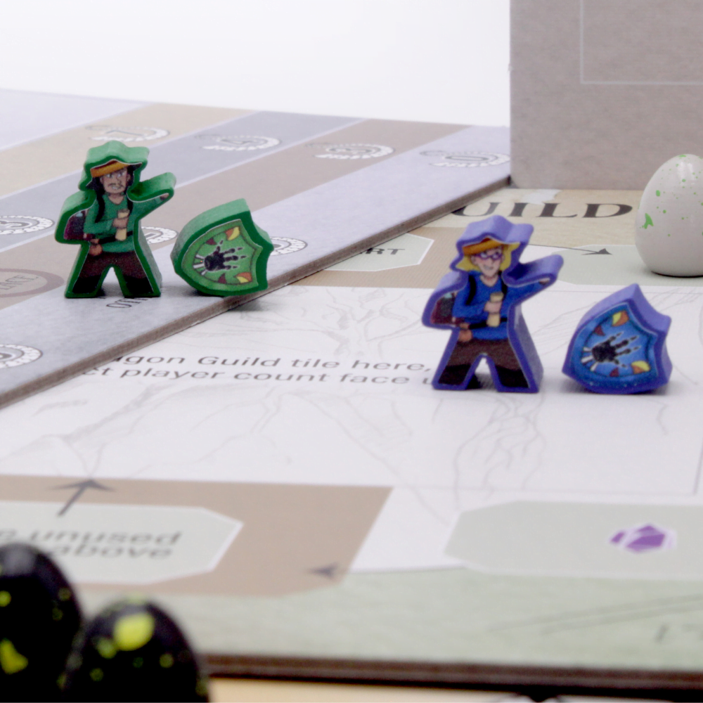 Meeple Sticker Wyrmspan Sticker Set Aufkleber Drachen