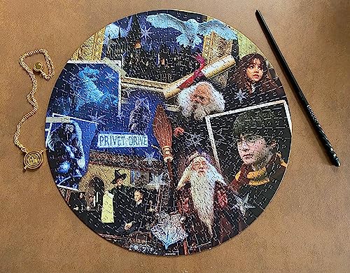Winning Moves Harry Potter Stein der Weisen Puzzle 500 Teile rund