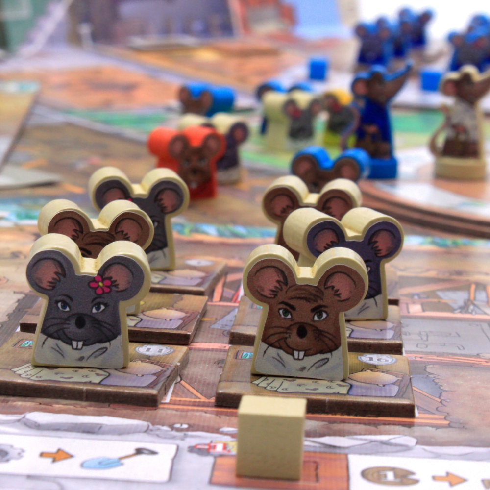 Meeple Sticker Rats of Wistar Sticker Set Ratten beidseitig