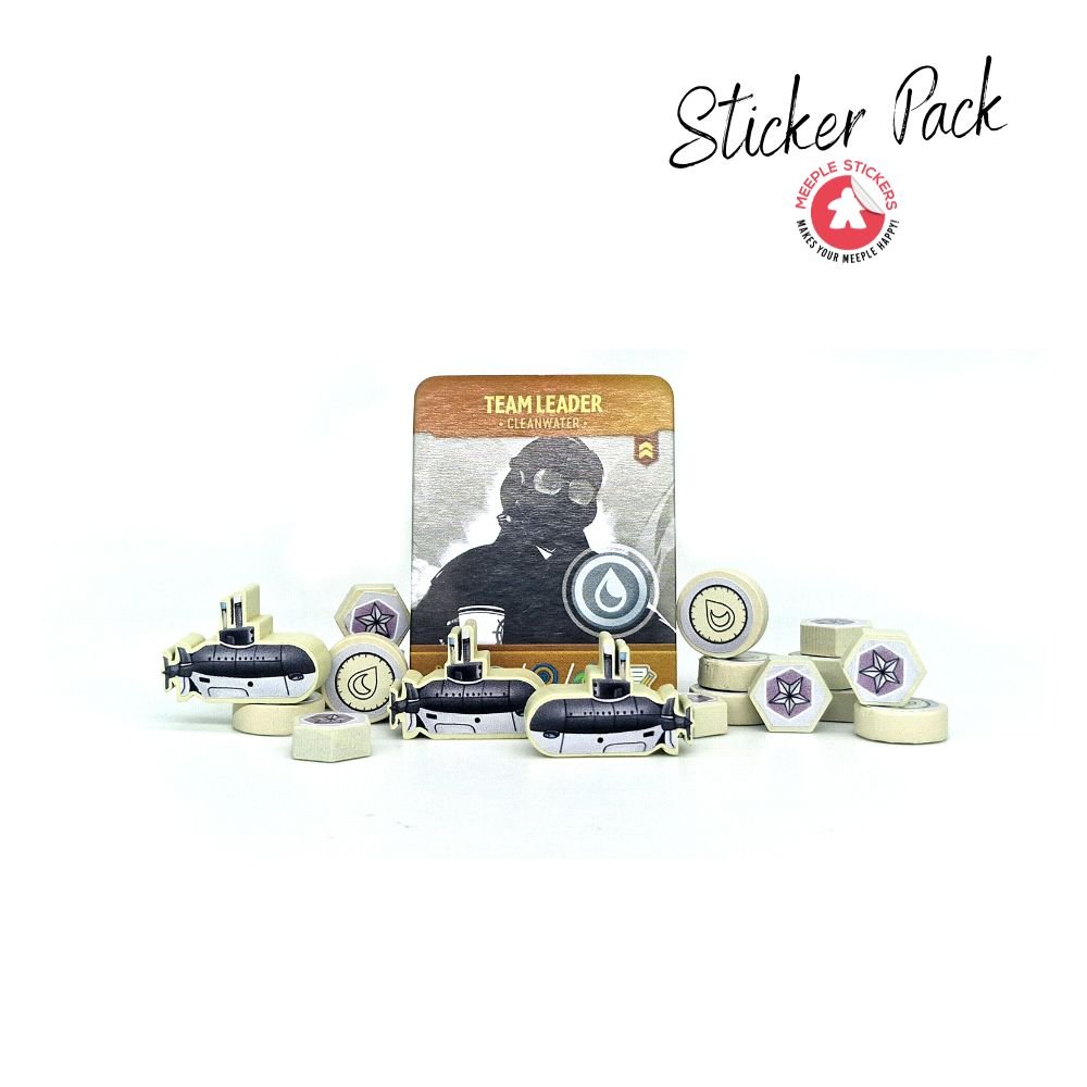 Meeple Sticker Endeavor Deep Sea Sticker Set Aufkleber