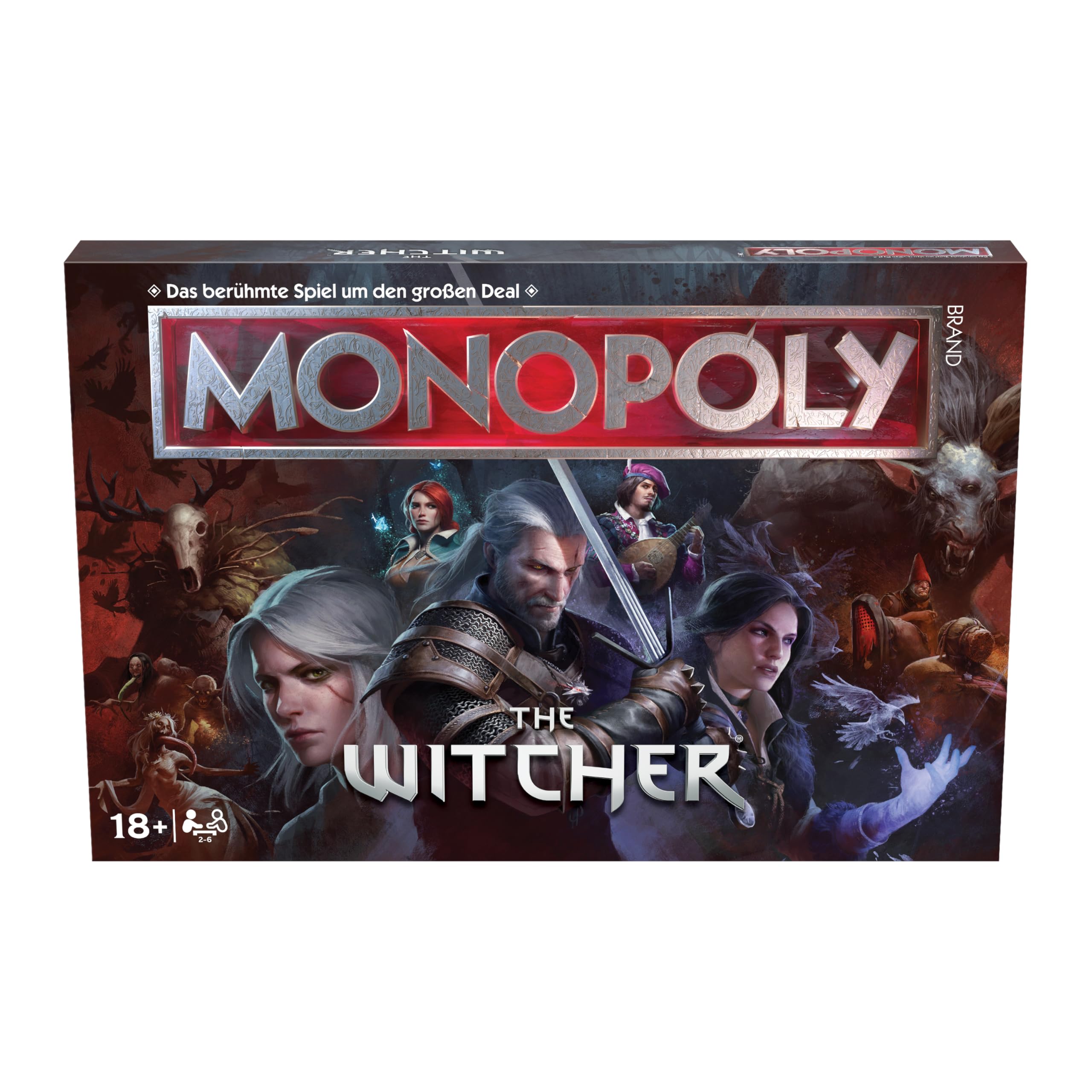 Winning Moves Monopoly The Witcher Brettspiel Deutsch ab 18 Jahren