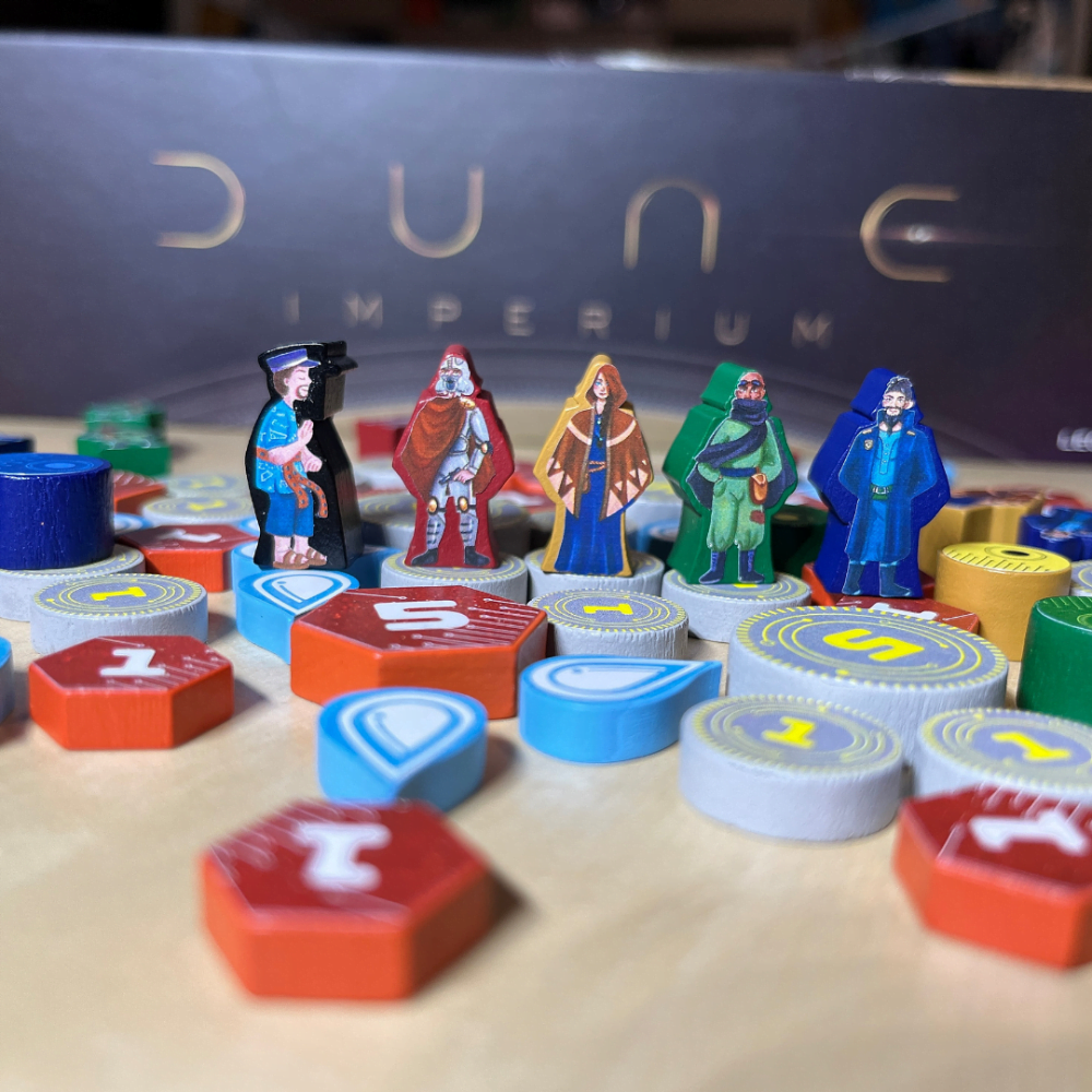 Meeple Sticker Stickers Dune Imperium Sticker-Set doppelseitig