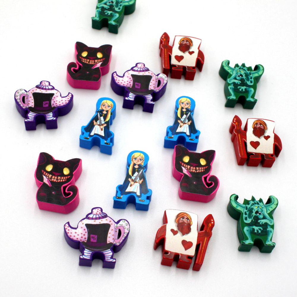 Meeple Sticker Wonderlands War Sticker Set Deluxe Zubehör