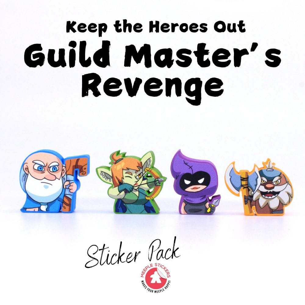 Meeple Stickers Guild Master´s Revenge Sticker Set Erweiterung