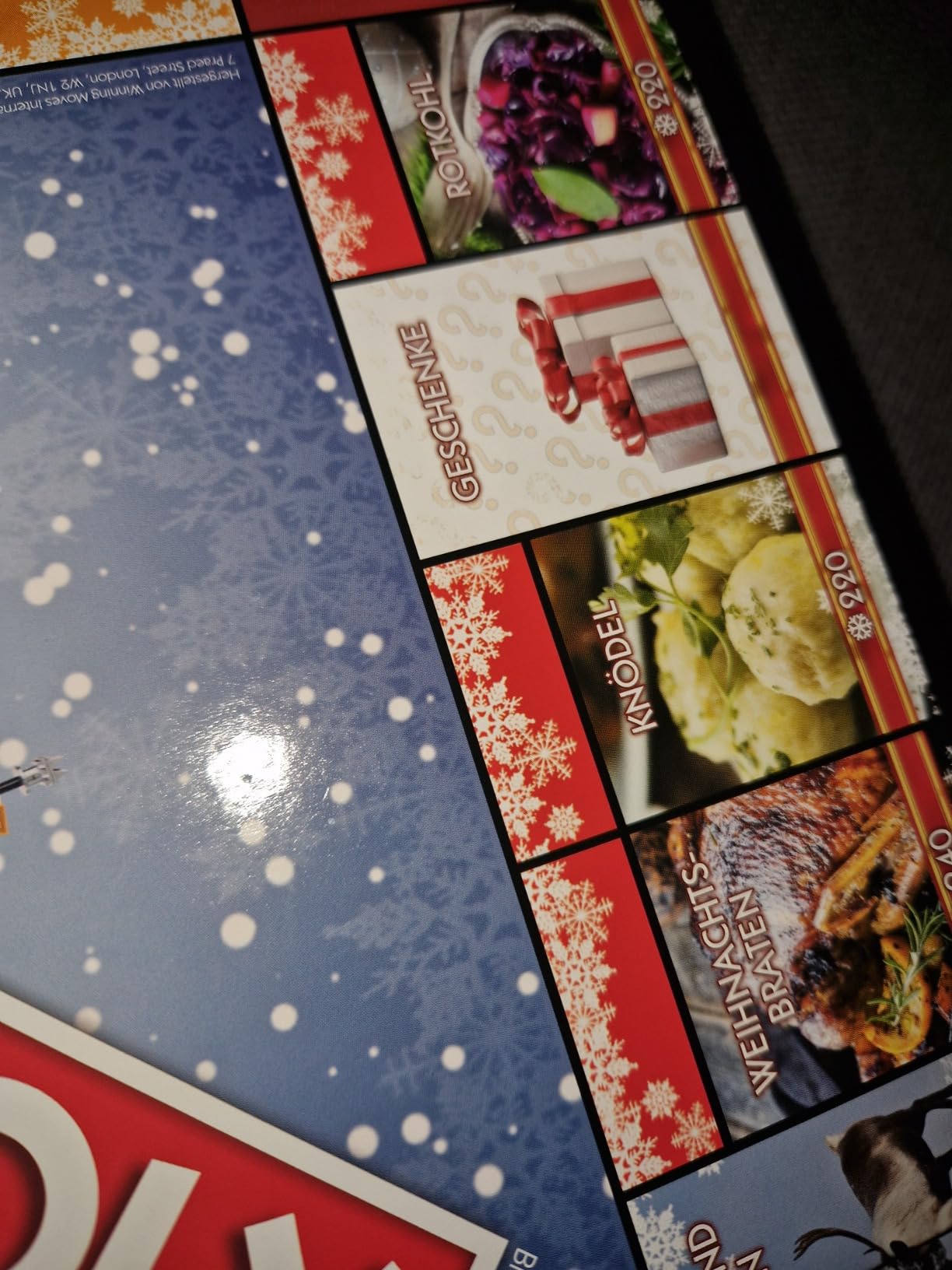 Winning Moves Monopoly Weihnachten Edition Brettspiel ab 8 Jahren