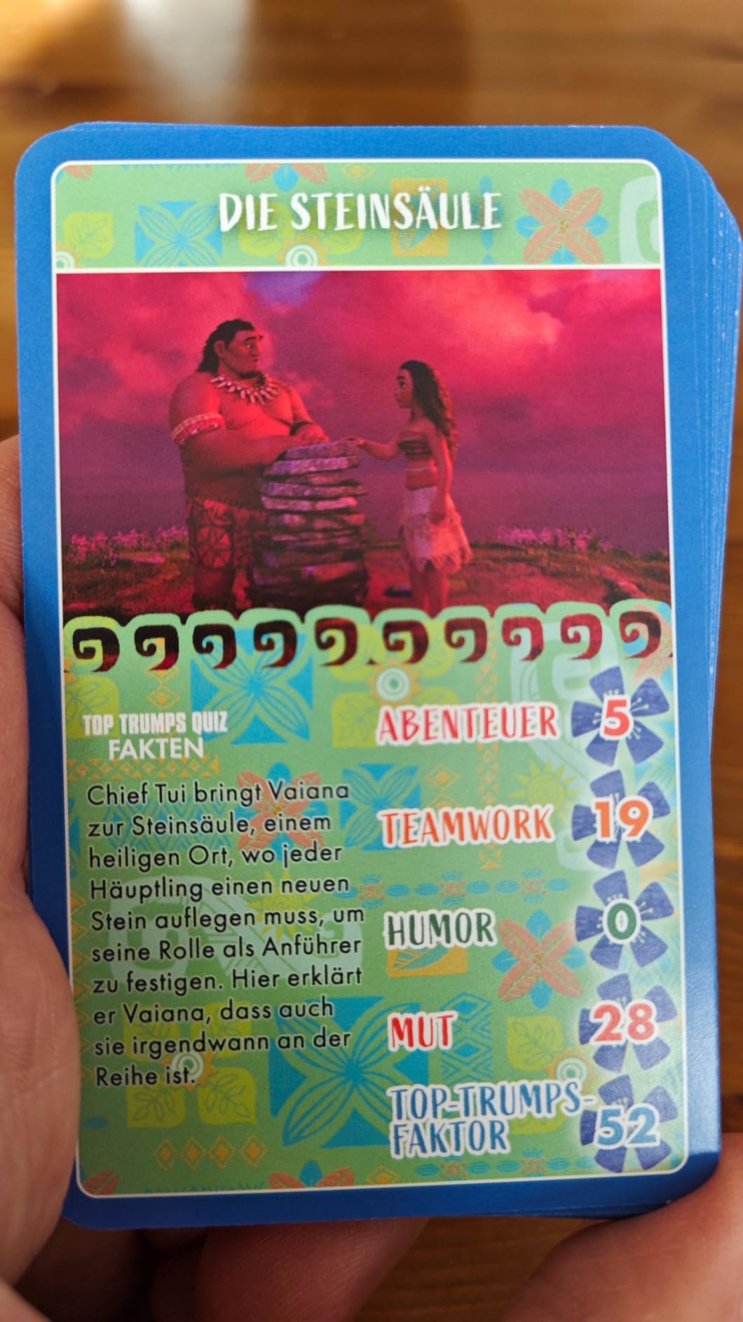 Top Trumps Vaiana Kartenspiel 30 Karten ab 6 Jahren