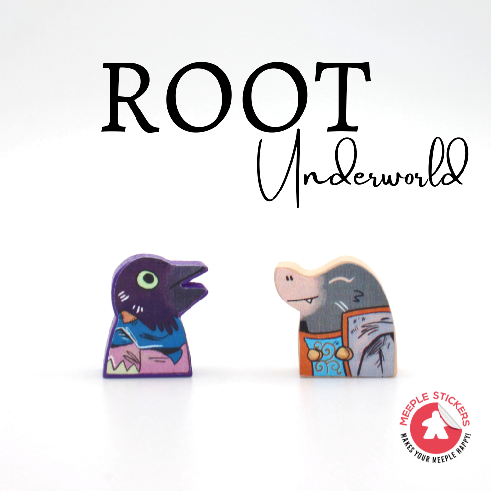 Meeple Sticker Root Underworld Sticker Set Fraktionen