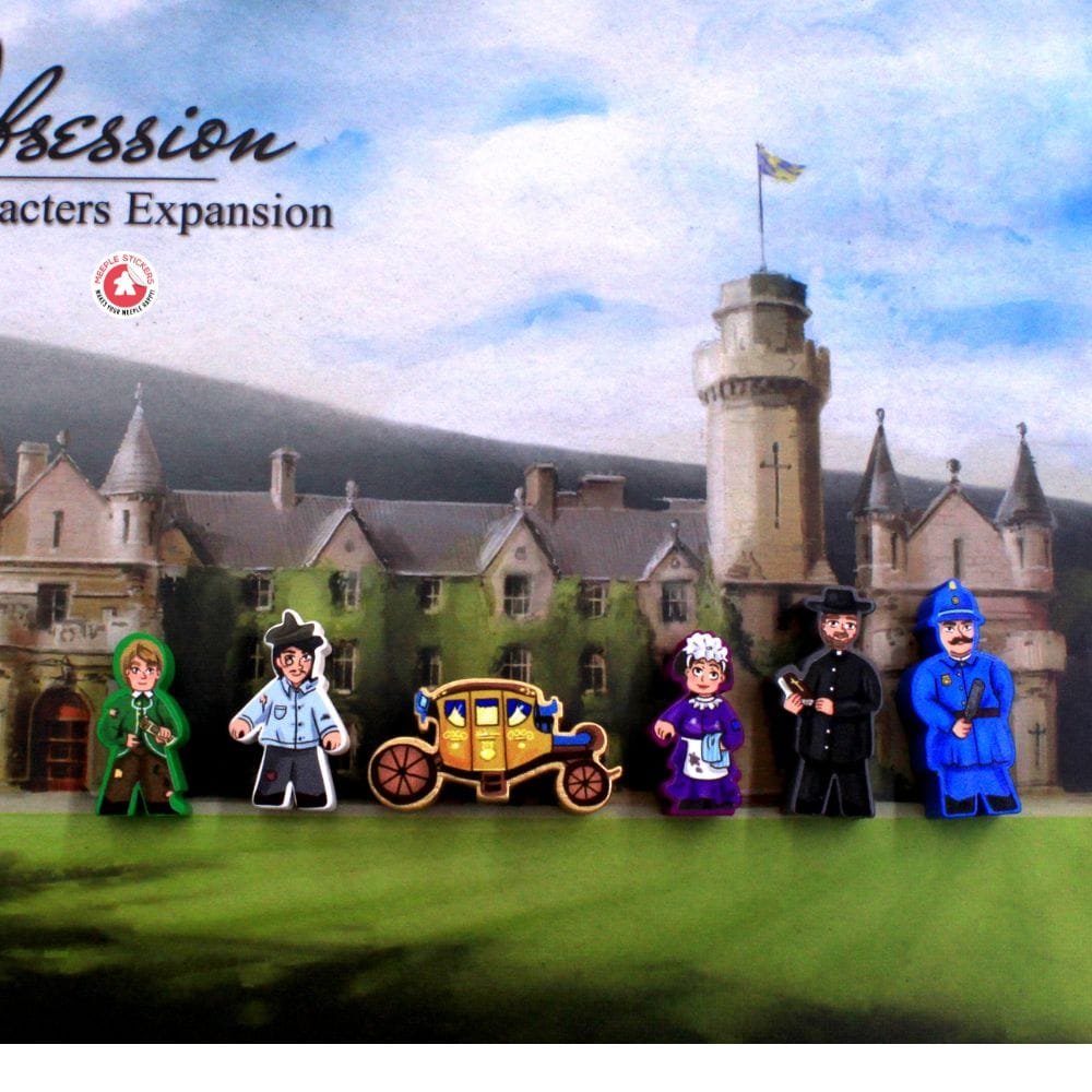 Meeple Sticker Obsession Characters Sticker Set Erweiterung beidseitig