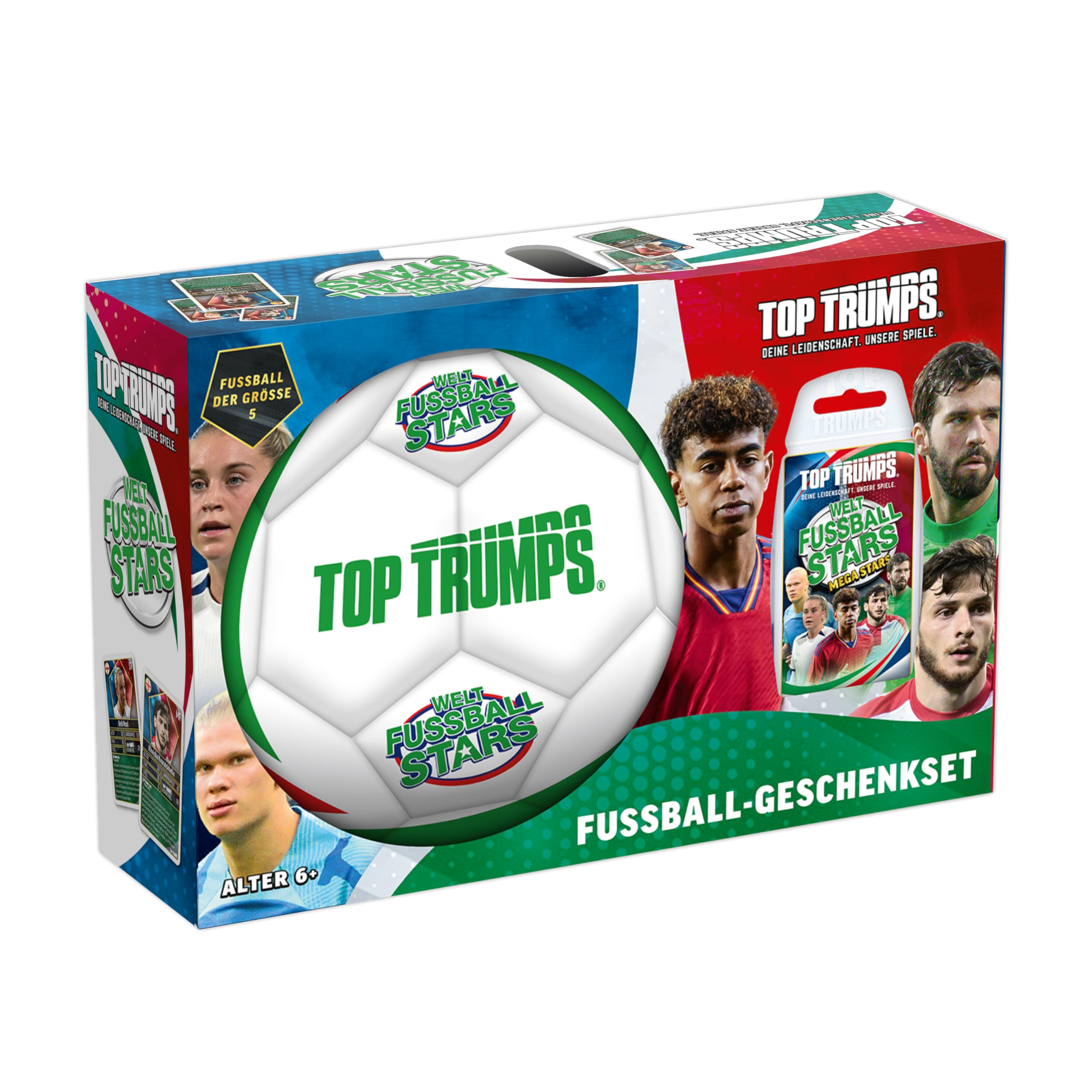 Winning Moves Top Trumps Weltfussball Stars Geschenkset Ball Gr.5