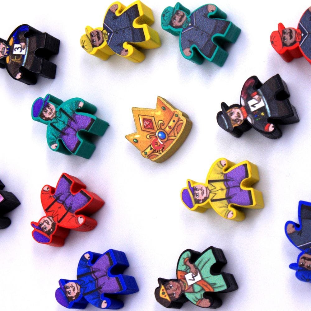 Meeple Stickers Nucleum Court of Progress Sticker Set Aufkleber