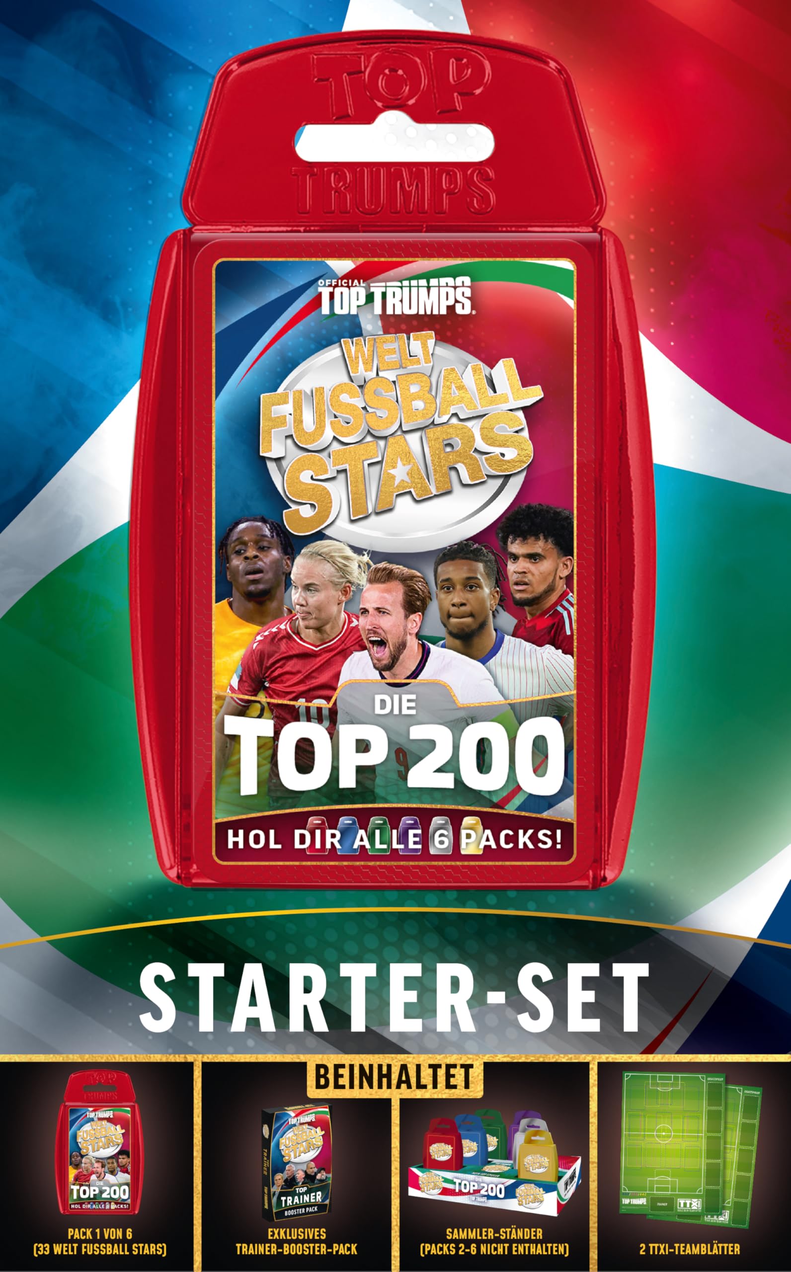 Winning Moves Top Trumps Weltfussballstars Top 200 Starter-Set