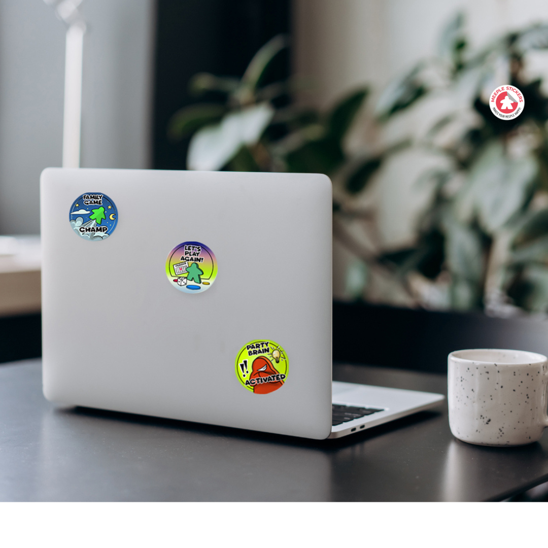 Meeple Sticker Gamer Stickers Vol. 1 Sticker Set Vinyl