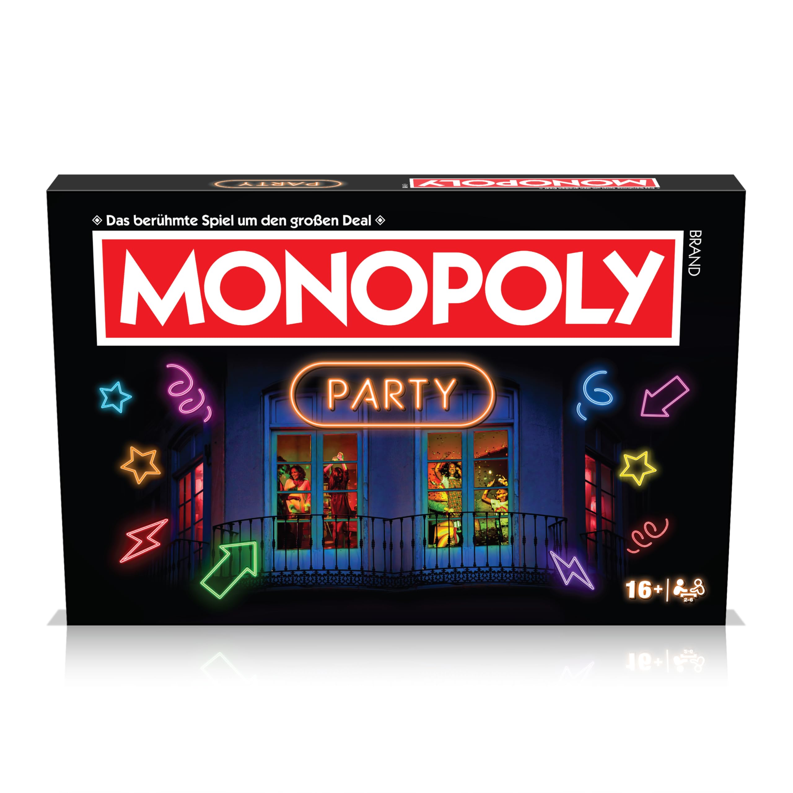 Winning Moves Monopoly Party Edition Brettspiel Deutsch ab 16 Jahren