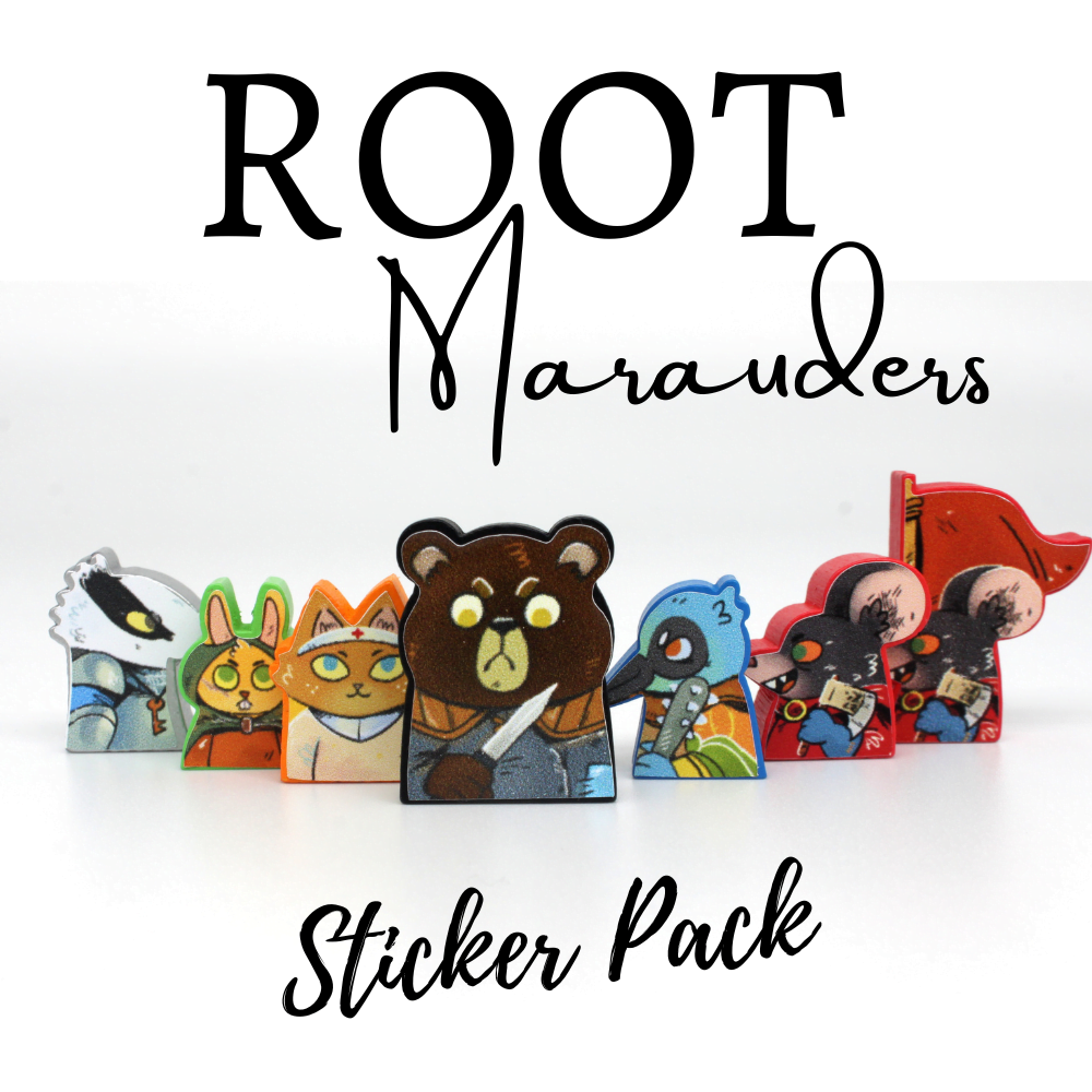 Meeple Sticker Root Marauders Sticker Set Fraktionen