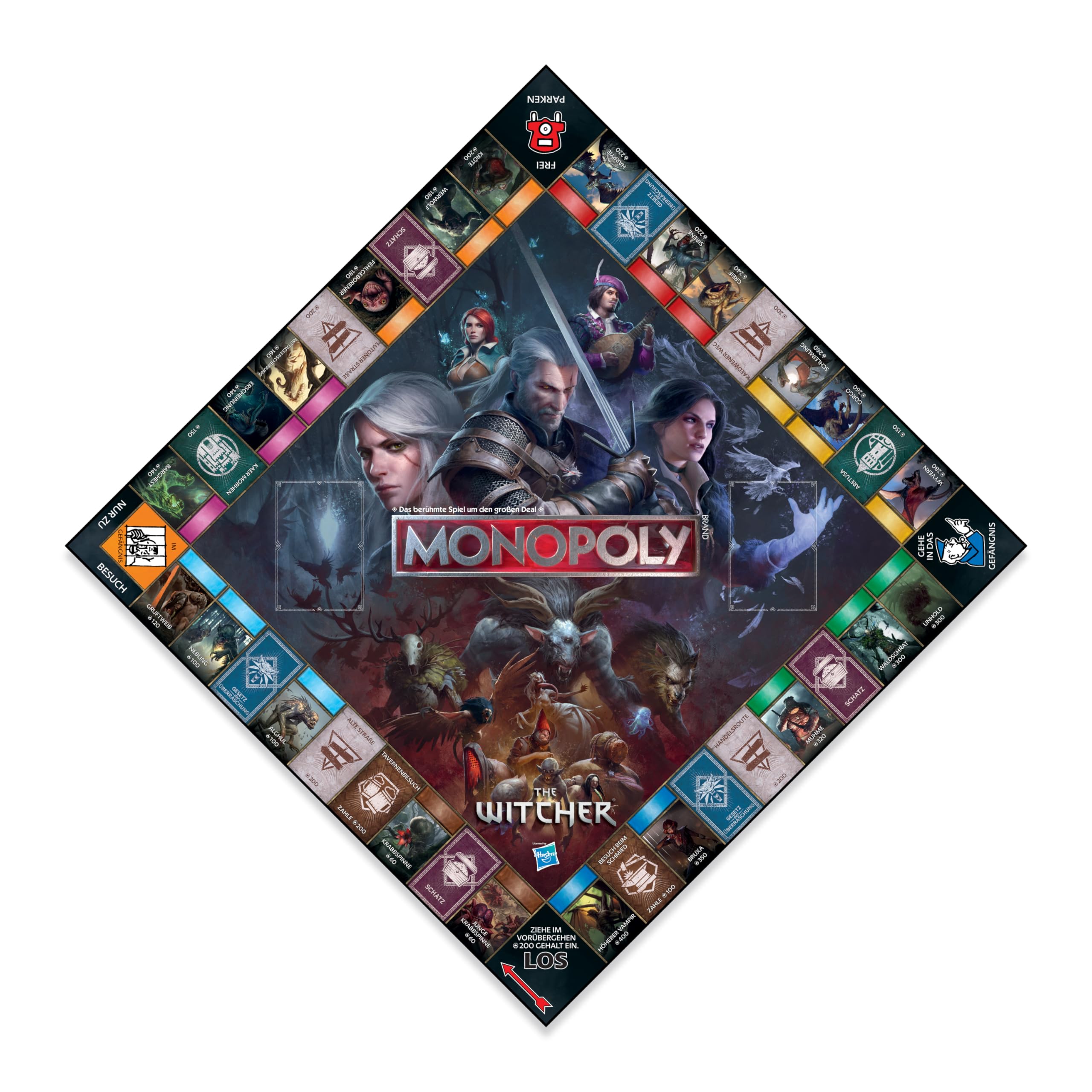 Winning Moves Monopoly The Witcher Brettspiel Deutsch ab 18 Jahren