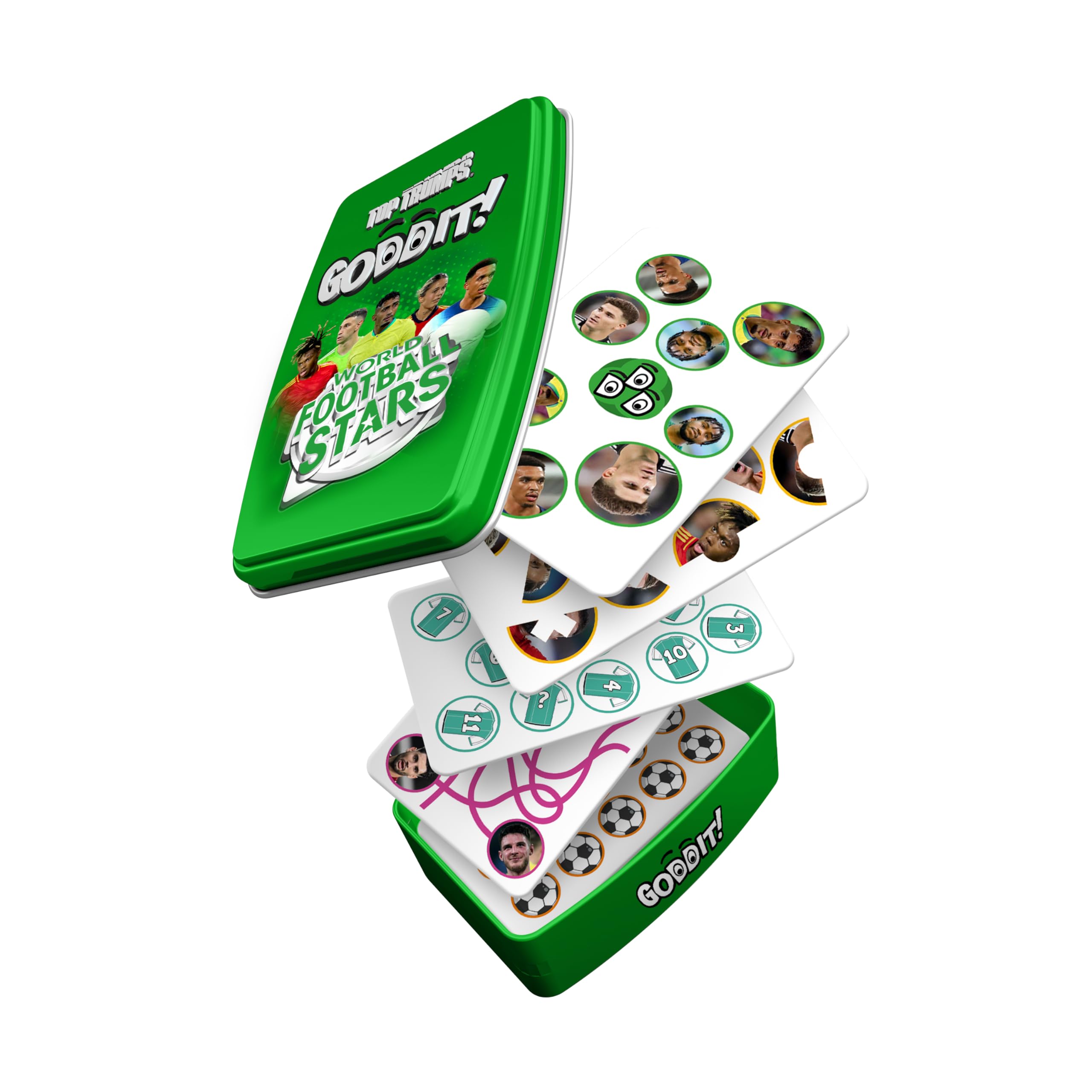 Winning Moves TOP TRUMPS GODDIT Weltfussball Stars Partyspiel ab 7