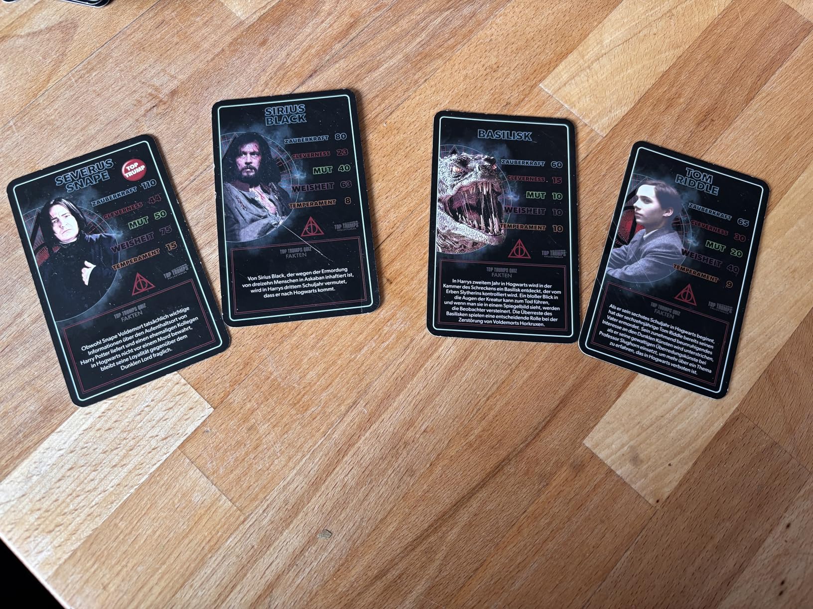Top Trumps Collectables Harry Potter Dunkle Künste Quartett