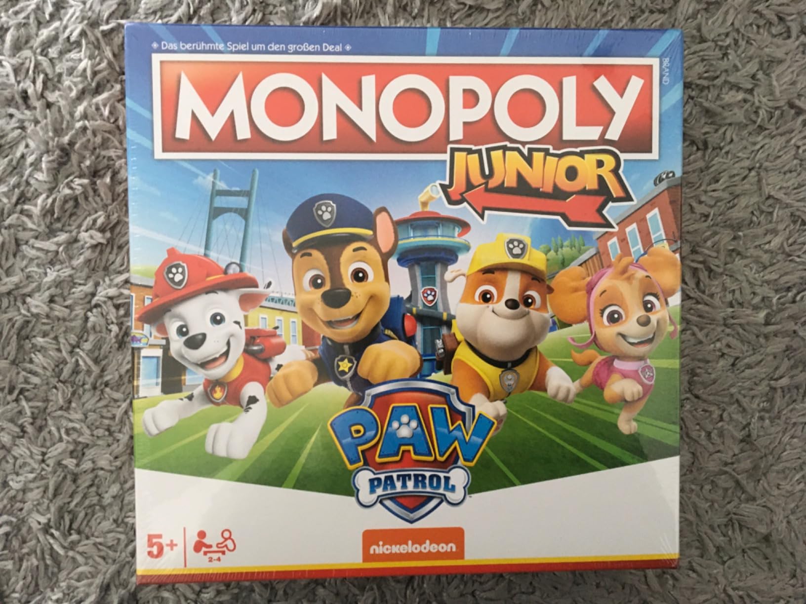 Winning Moves Monopoly Junior Paw Patrol Brettspiel Deutsch