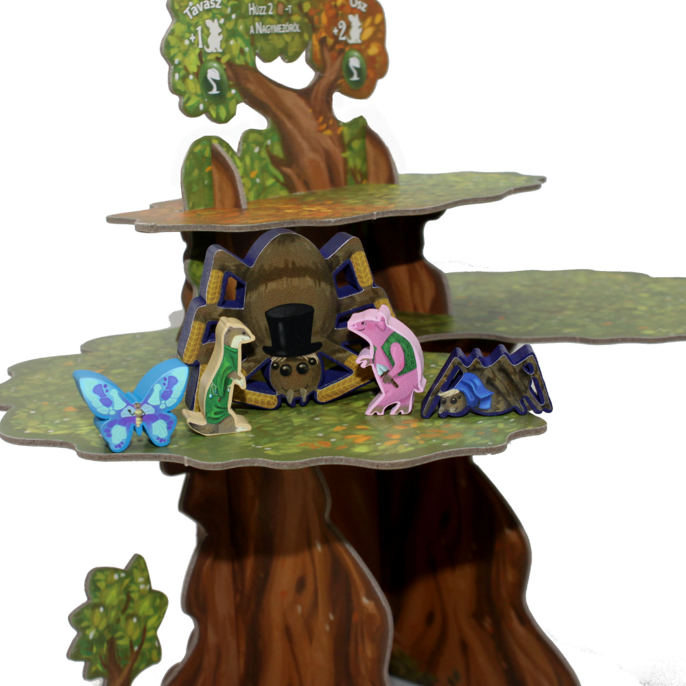 Meeple Sticker Everdell Mistwood Sticker Set beidseitig