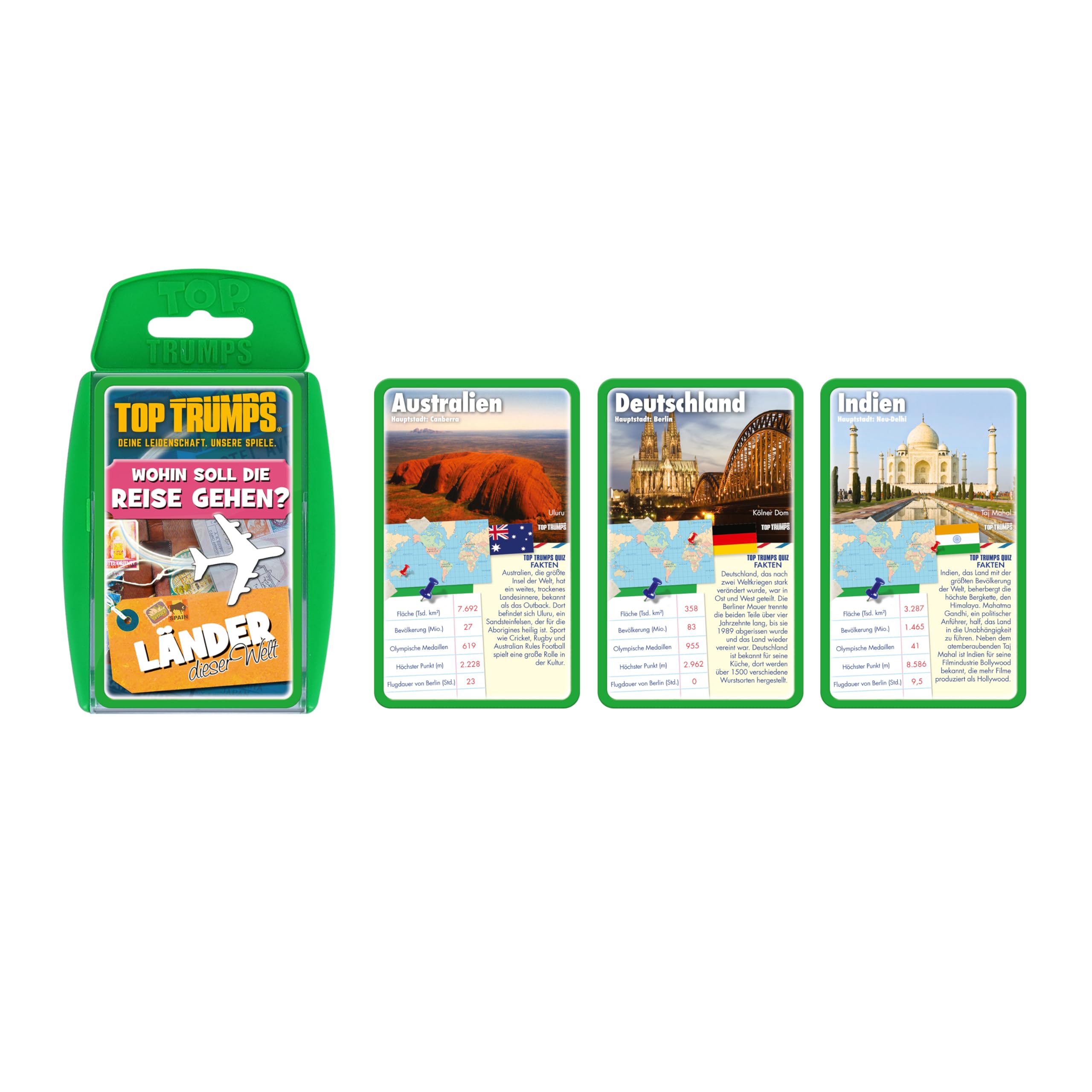 Winning Moves Top Trumps Länder der Welt Kartenspiel ab 6