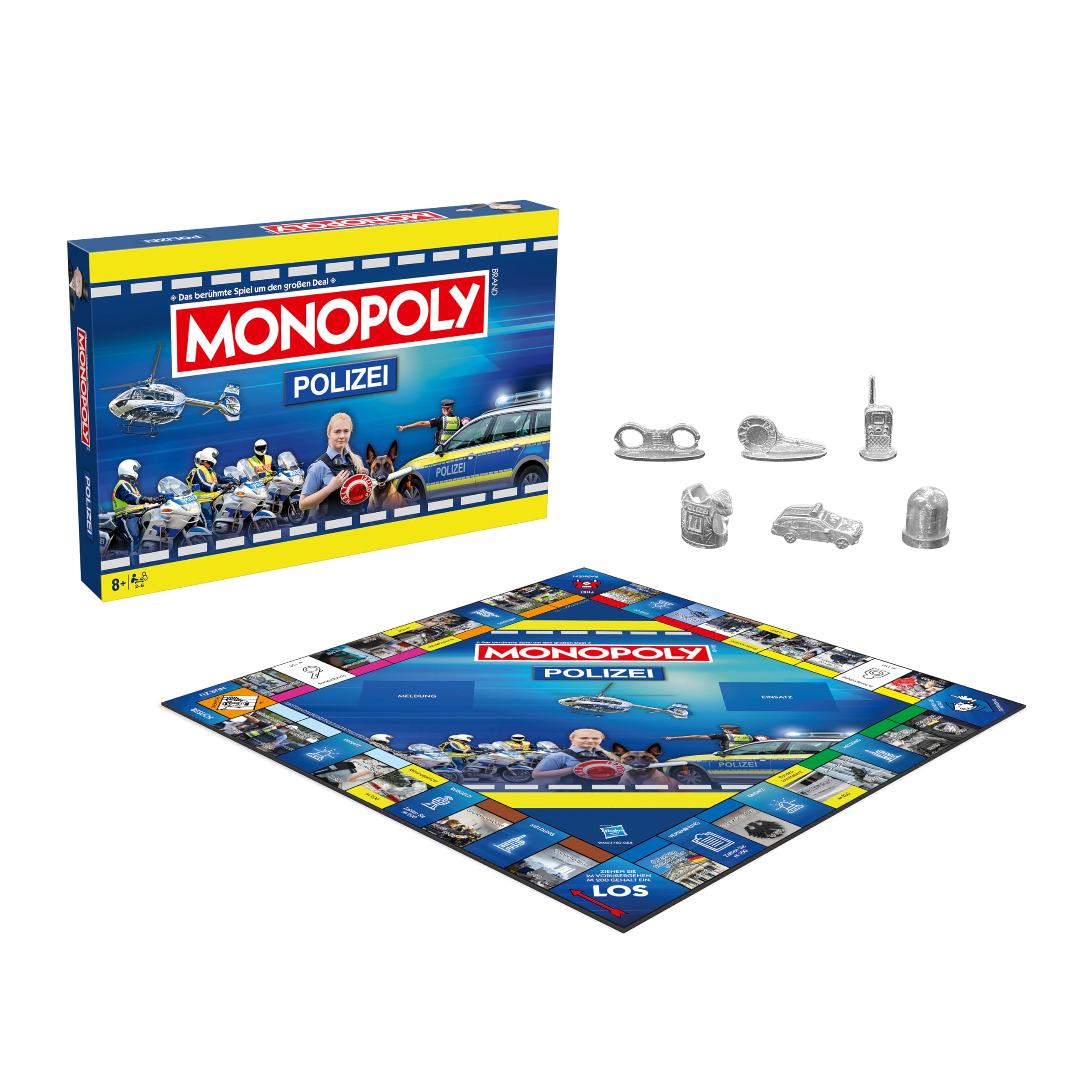 Winning Moves Monopoly Polizei 2.0 Brettspiel 2-6 Spieler
