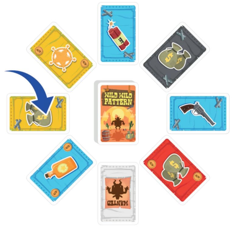 KaleidosGames Wild Wild Pattern Kartenspiel Western Duell