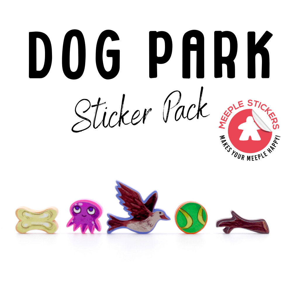 Meeple Sticker Stickers Dog Park Sticker Set Hunde