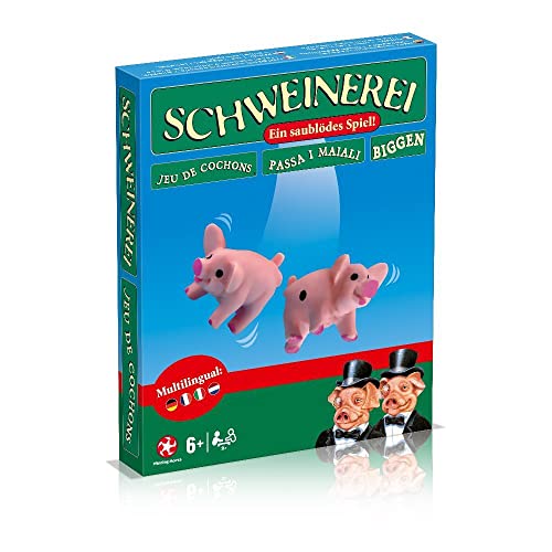 Winning Moves Schweinerei Würfelspiel 2+ Spieler Partyspiel Schweinchen