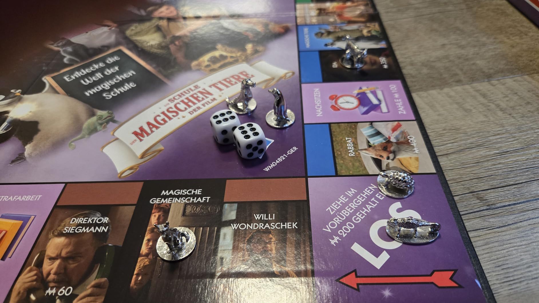 Winning Moves Monopoly Schule der magischen Tiere Brettspiel ab 8