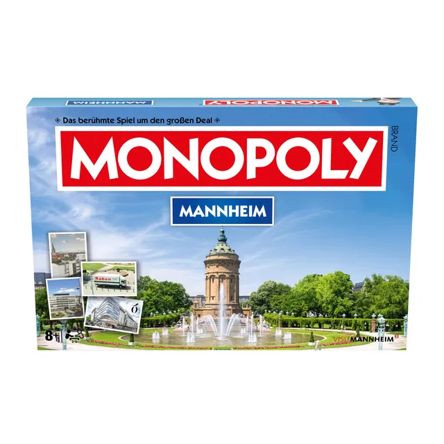 Winning Moves Monopoly Mannheim Edition Brettspiel Deutsch 2-6 Spieler