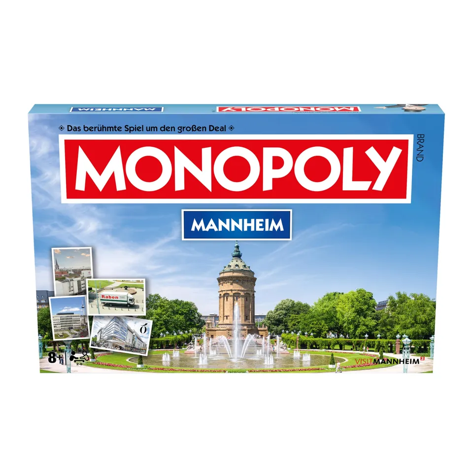 Winning Moves Monopoly Mannheim Edition Brettspiel Deutsch 2-6 Spieler