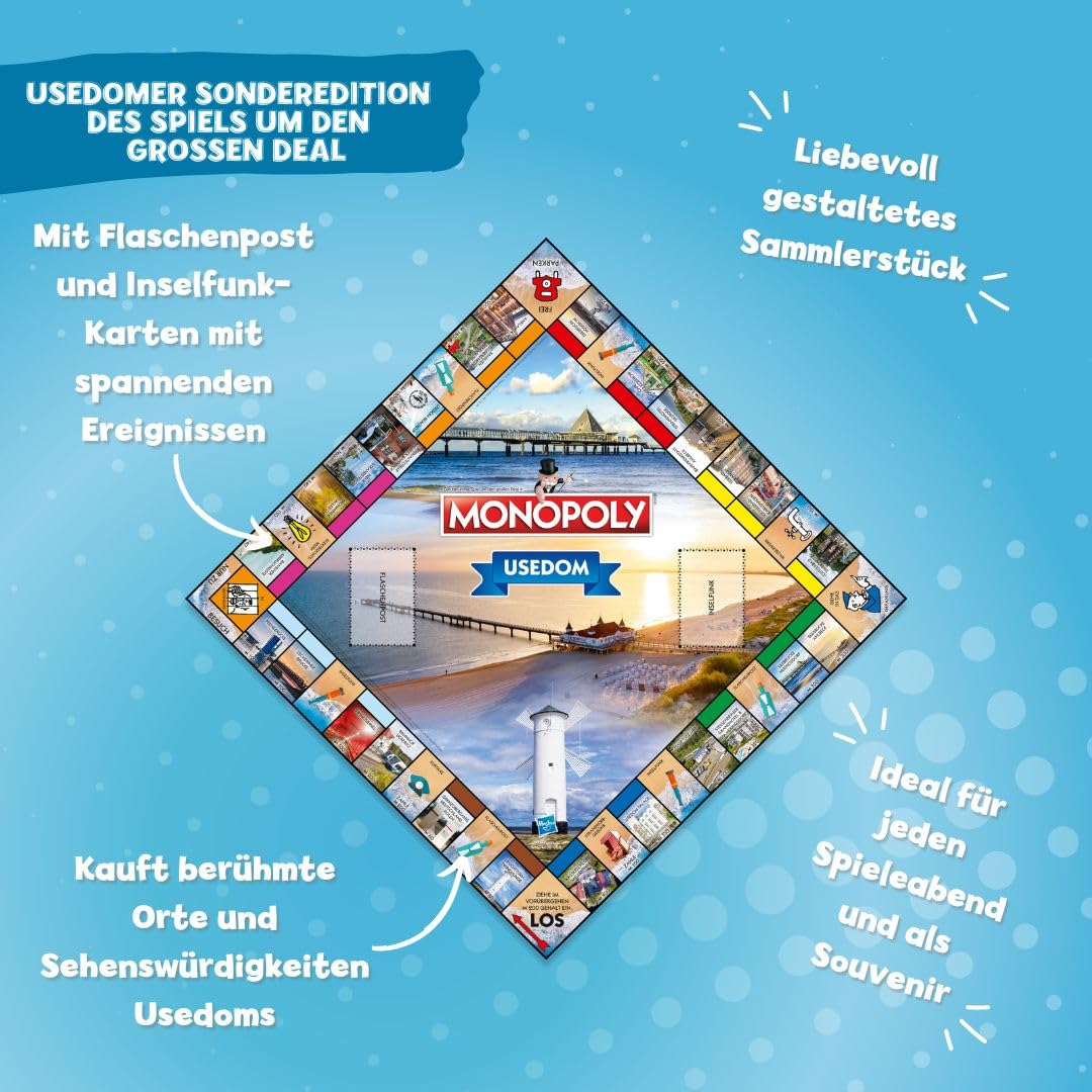 Winning Moves Monopoly Usedom Edition Brettspiel 2-6 Spieler