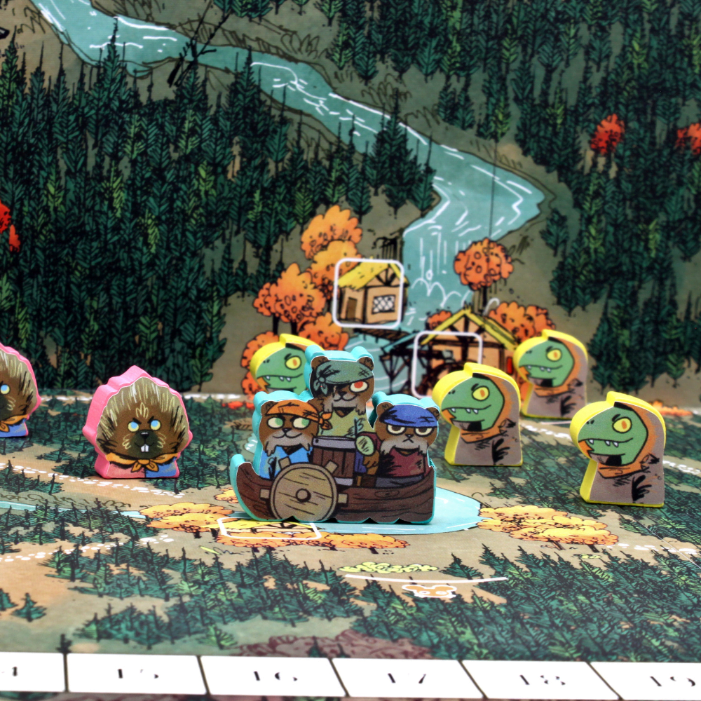 Meeple Sticker Stickers Root Riverfolk Hirelings Sticker-Set