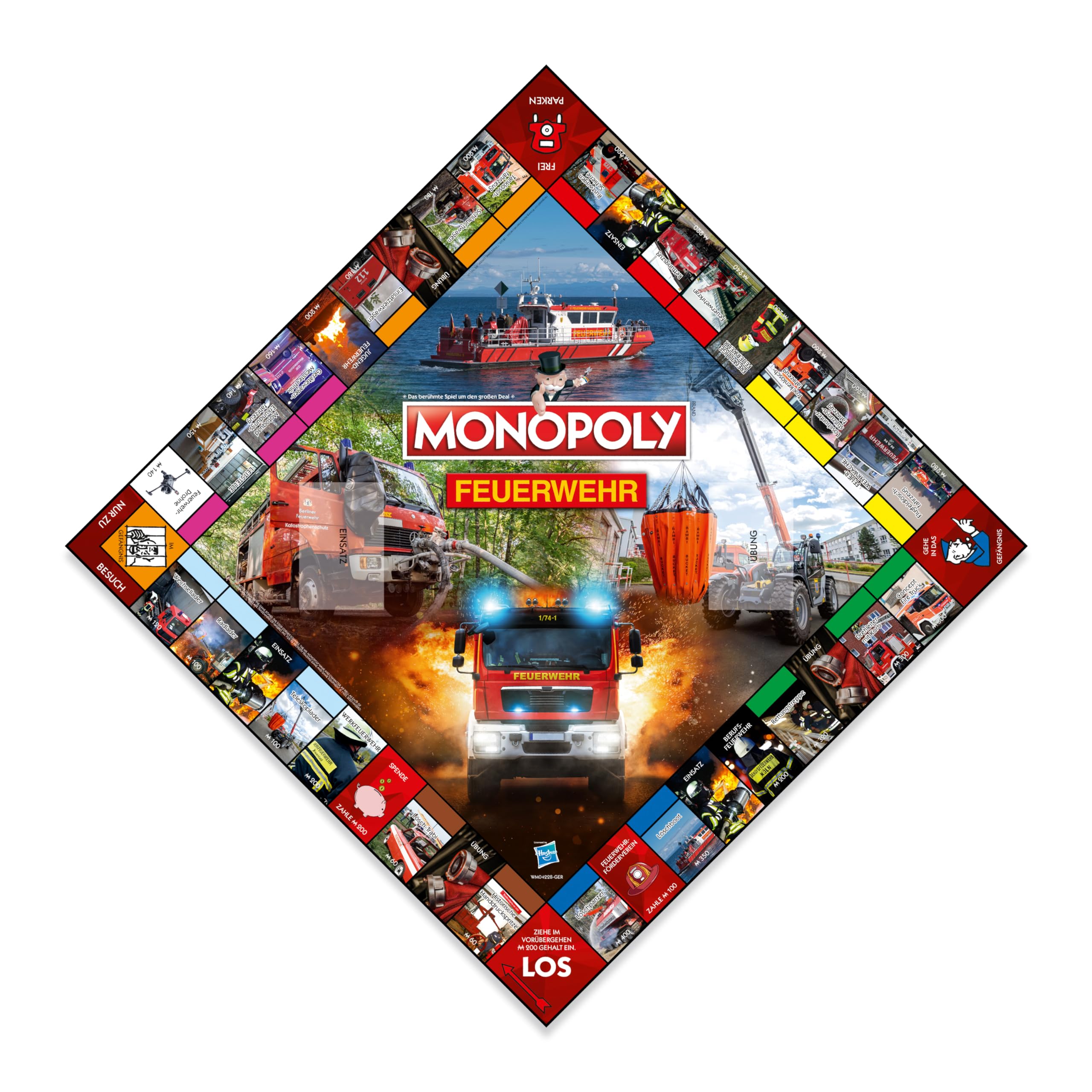 Winning Moves Monopoly Feuerwehr Brettspiel 2 Spieler