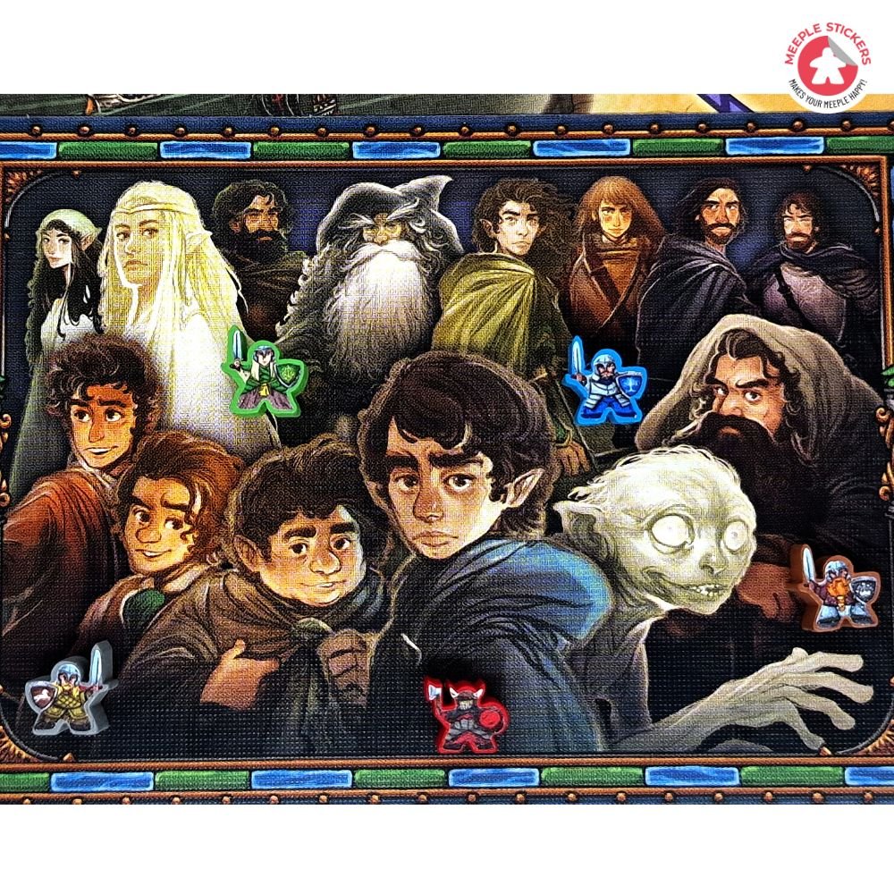 Meeple Sticker Lord of the Rings Fate of the Fellowship Sticker