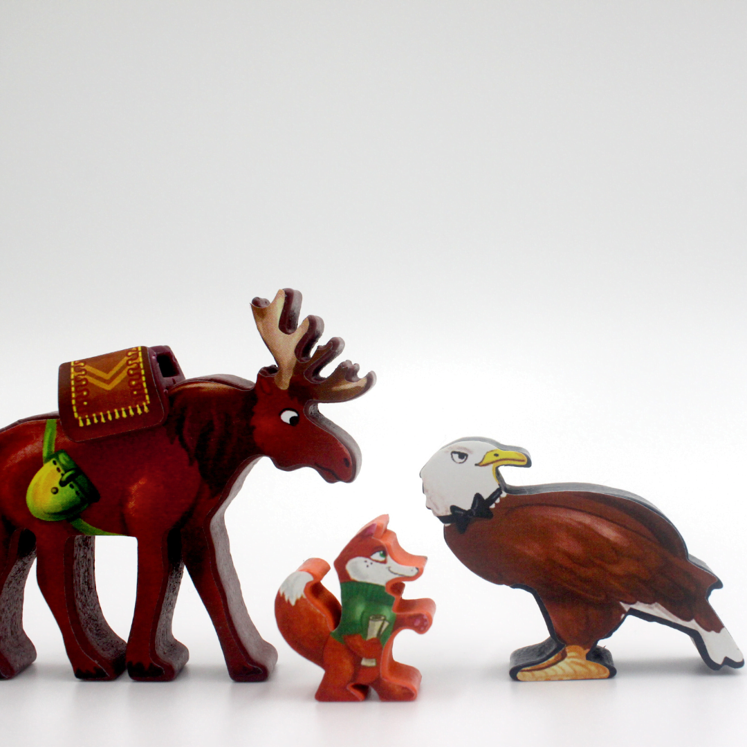 Meeple Sticker Everdell Spirecrest Sticker Set doppelseitig