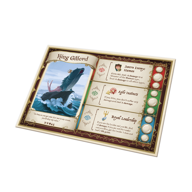 Horrible Dungeon Fighter King Gilford Hero Sheet Zubehör