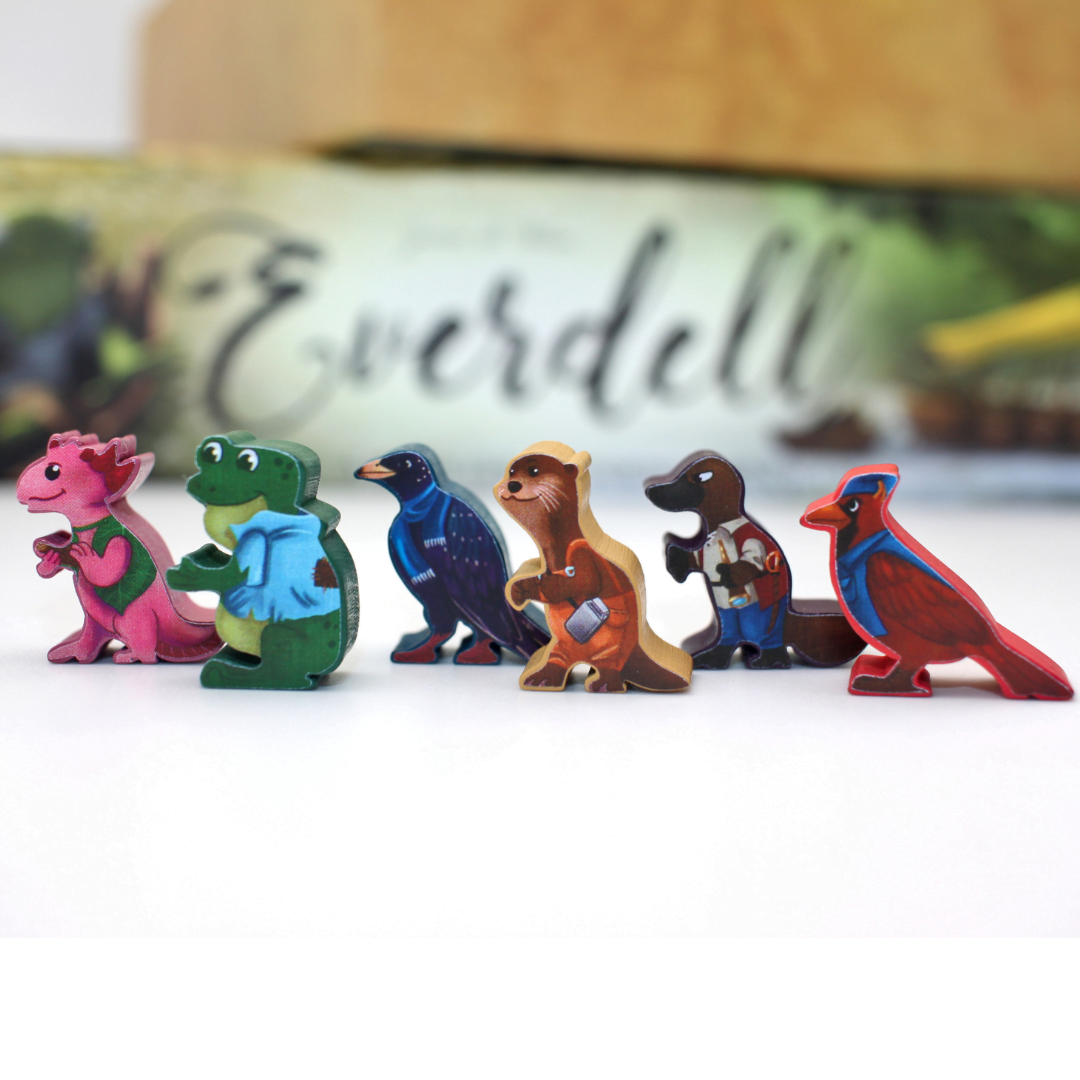 Meeple Sticker Everdell Pearlbrook Sticker Set Erweiterung