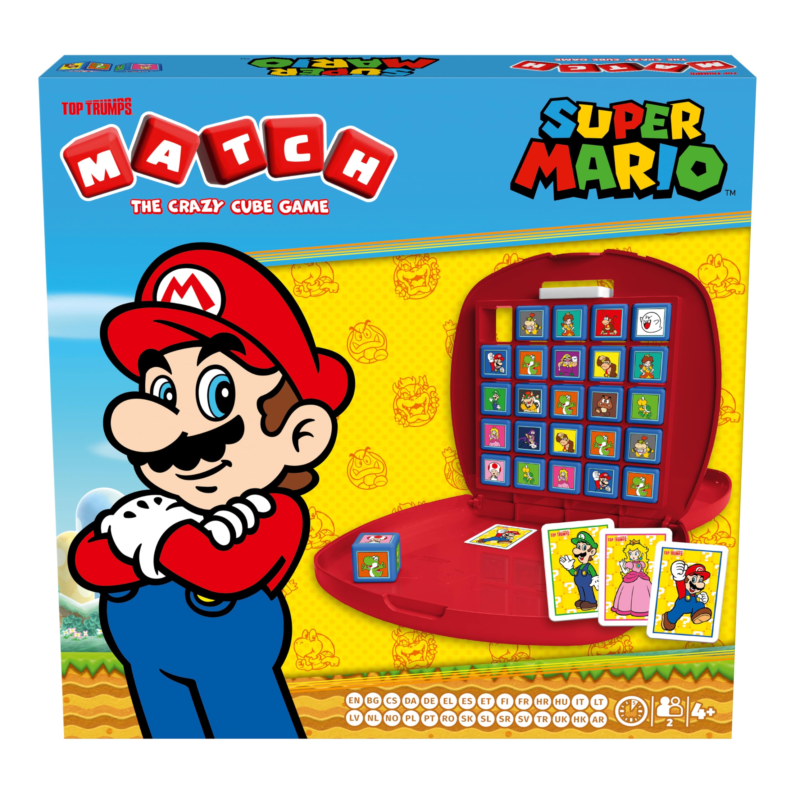 Winning Moves Top Trumps Match Super Mario Würfelspiel Koffer