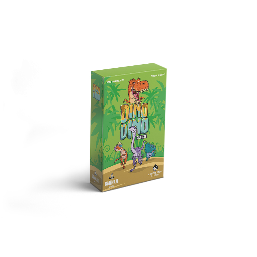 Bannan Games Dino Dino Brettspiel Familienspiel Plättchen