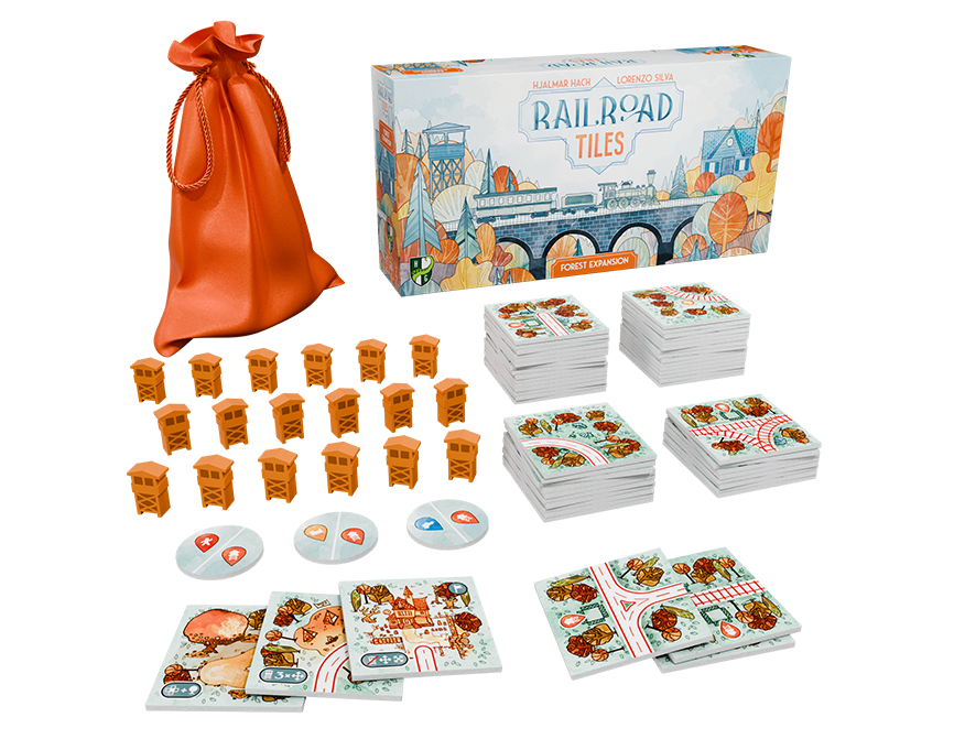 Horrible Railroad Tiles Forest Erweiterung Brettspiel