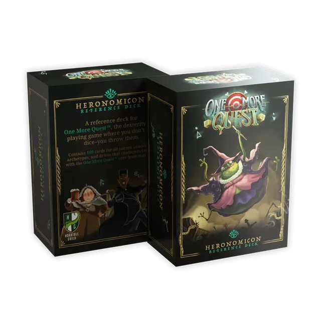Horrible One More Quest Heronomicon Reference Deck Kartenspiel