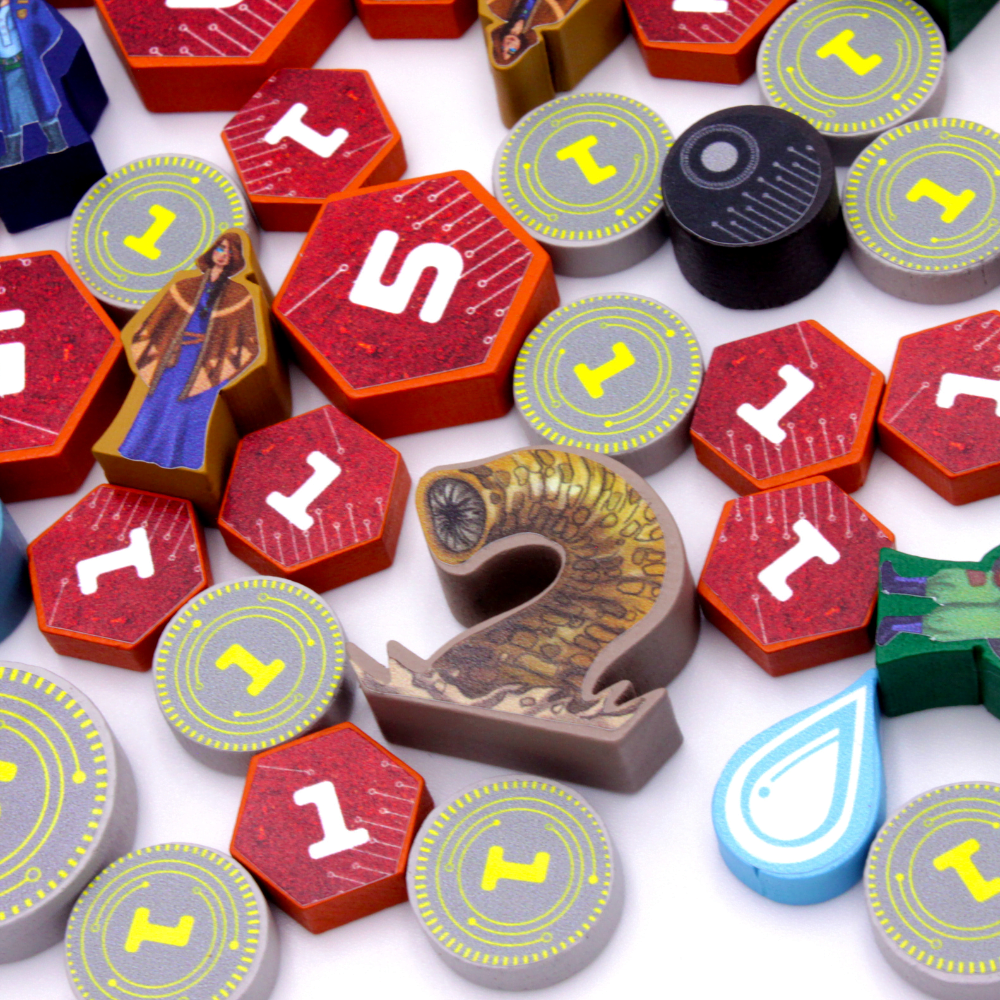 Meeple Sticker Dune Imperium Uprising Sticker Set Wüste