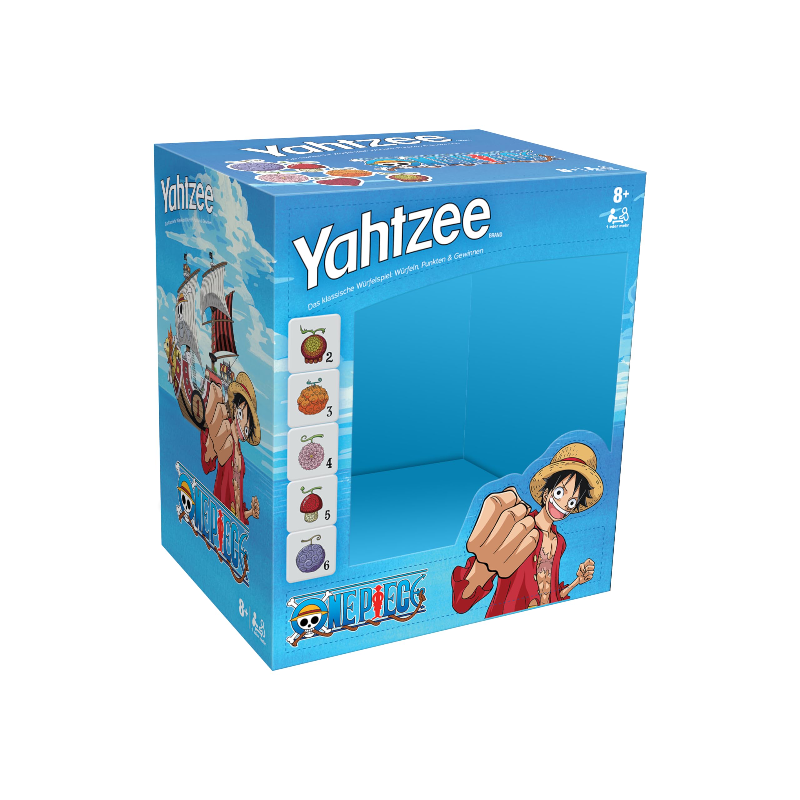 Winning Moves Yahtzee One Piece Edition Würfelspiel Becher
